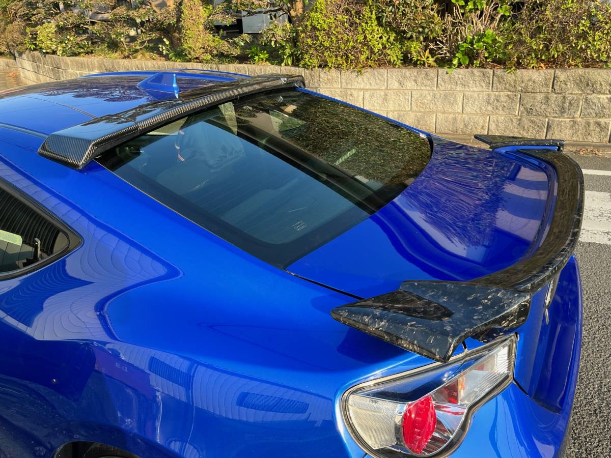 新作　綾織 カーボン　BRZ 86　ZN6 ZC6　ルーフ　スポイラー　リア　　日本製　エアロ 空力　重量感　トヨタ　スバル　リアル_画像3