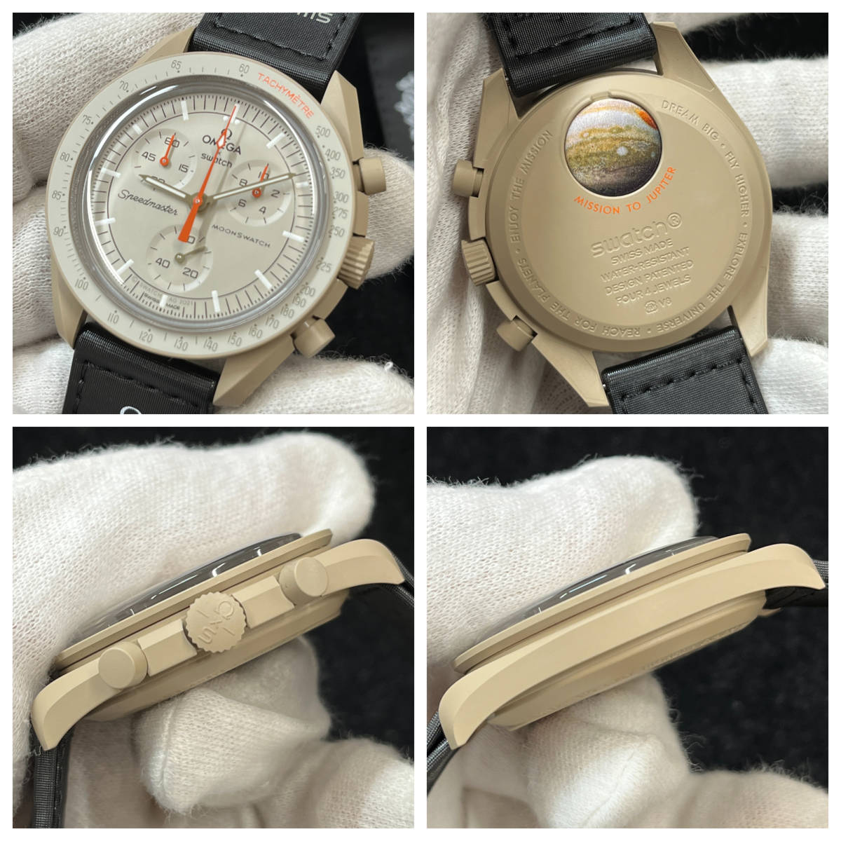 【未使用品】SWATCH　S033C100/MISSION TO JUPITER/腕時計/セラミック/箱・保証書付き/アウトレット/2SWT33-00006_画像3