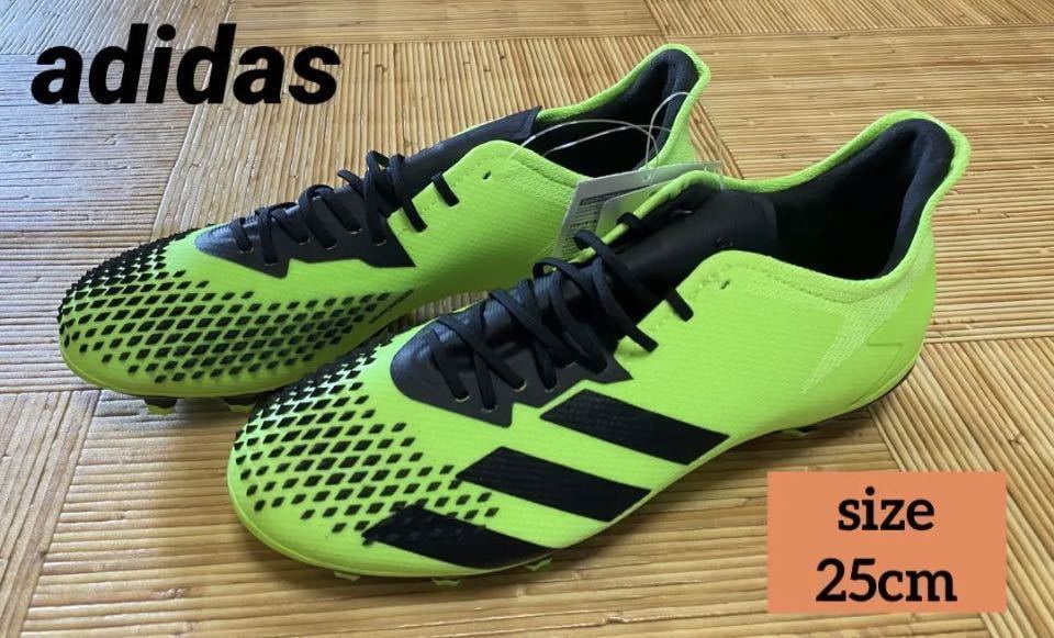 adidas メンズ 25cmプレデター 20.2 HG/AG サッカースパイク_画像1