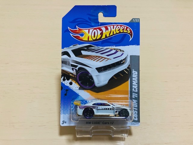 HOTWHEELS CUSTOM '11 CAMARO Chevrolet CHEVY カスタム カマロ シボレー シェビー パールホワイト パープル 真珠 紫 金 ホットウィールの画像1