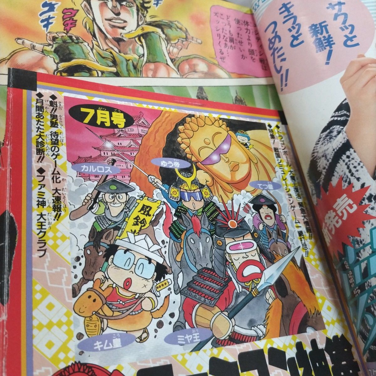【激レア】週刊少年ジャンプ 1988年33号 ジョジョの奇妙な冒険　ヒョ　巻頭カラー