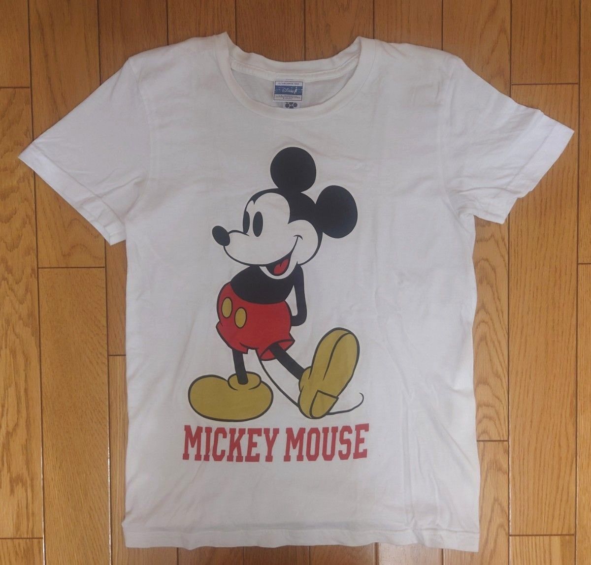 ★未使用・タグ無し★MICKEY MOUSE ミッキーマウス 半袖 プリントTシャツ Disney MADE IN USA