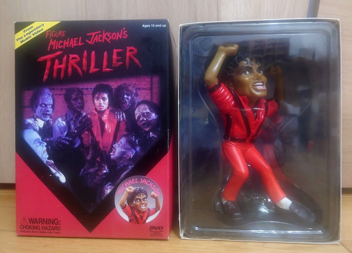 玩具番長 キャニオンクレスト マイケル・ジャクソン BAD フィギュア 新品未使用】Michael Jackson KING OF POP THRILLER PVC製