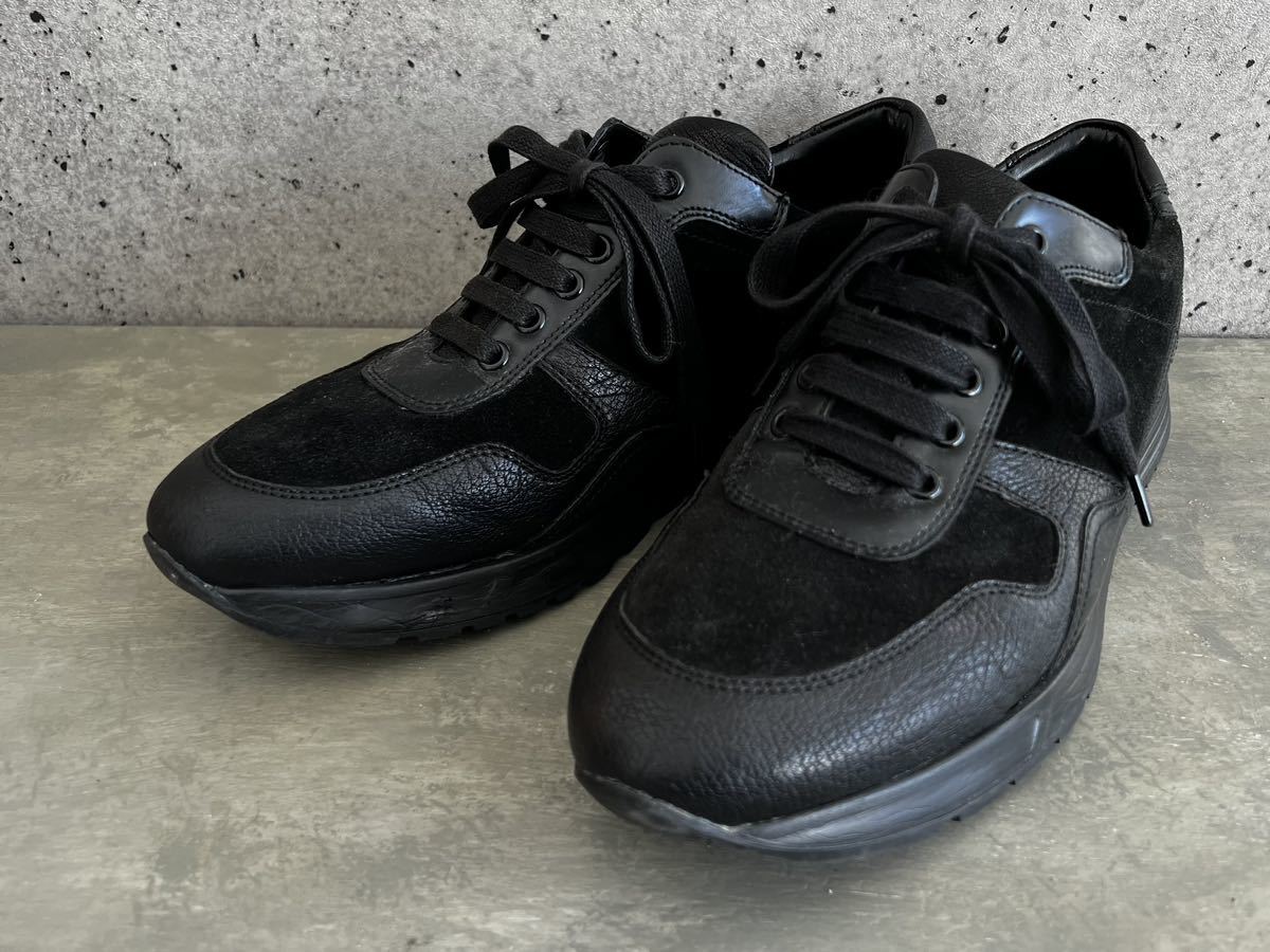 超 美品 希少 ARMANI COLLEZIONI レザー × スウェード コンビ