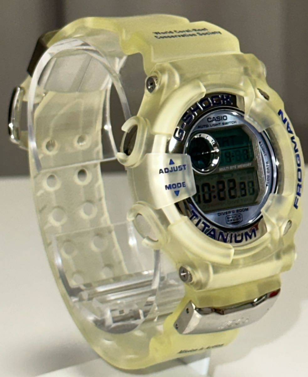 新品未使用品 G-SHOCK ジーショック CASIO FROGMAN マンタDW-9900WC 2T W.C.C.S. ブルー文字　デッドストック_画像3