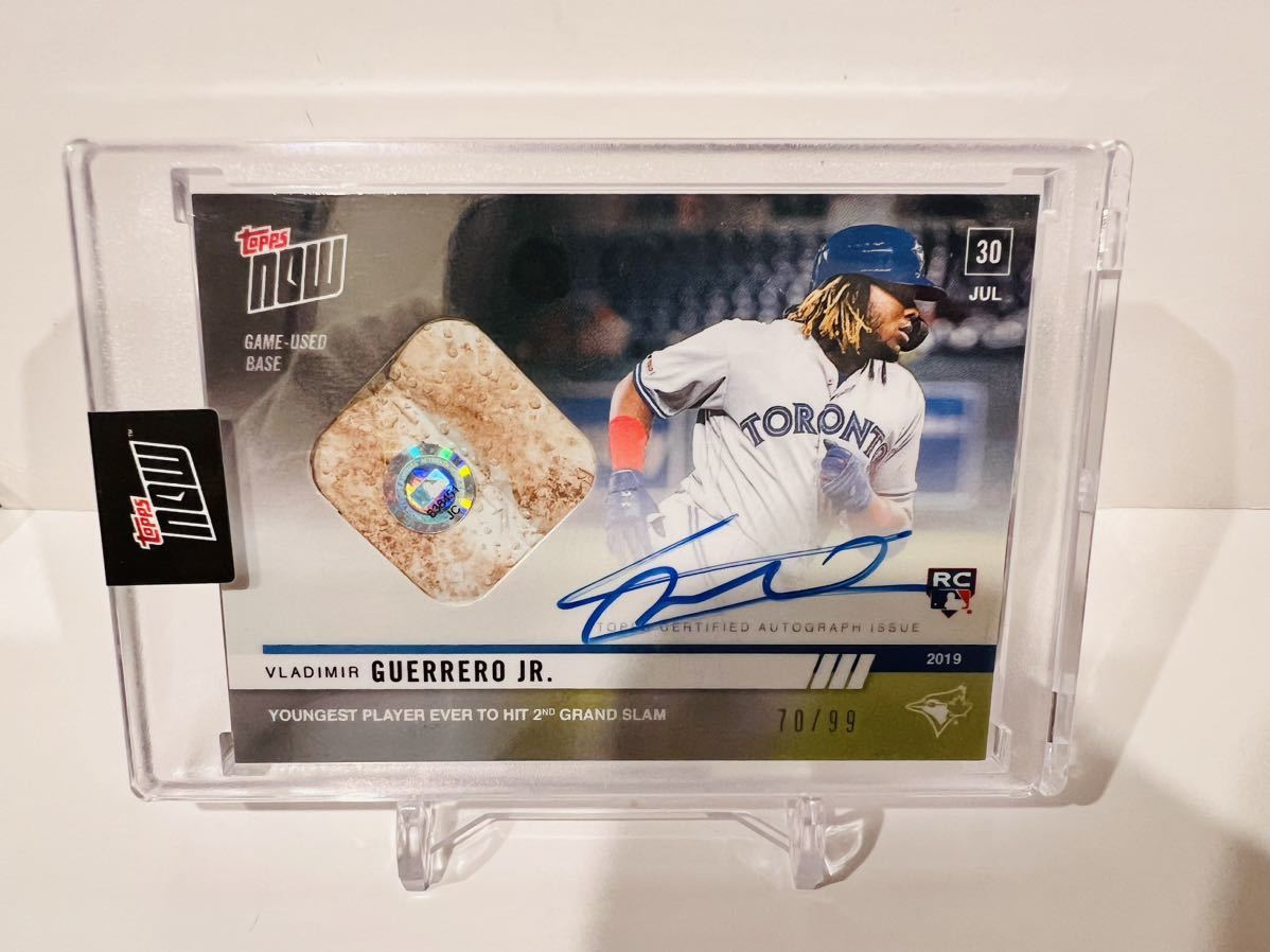 99シリ! RC! Vladimir Guerrero Jr. Auto 2019 Topps Now Base Relic