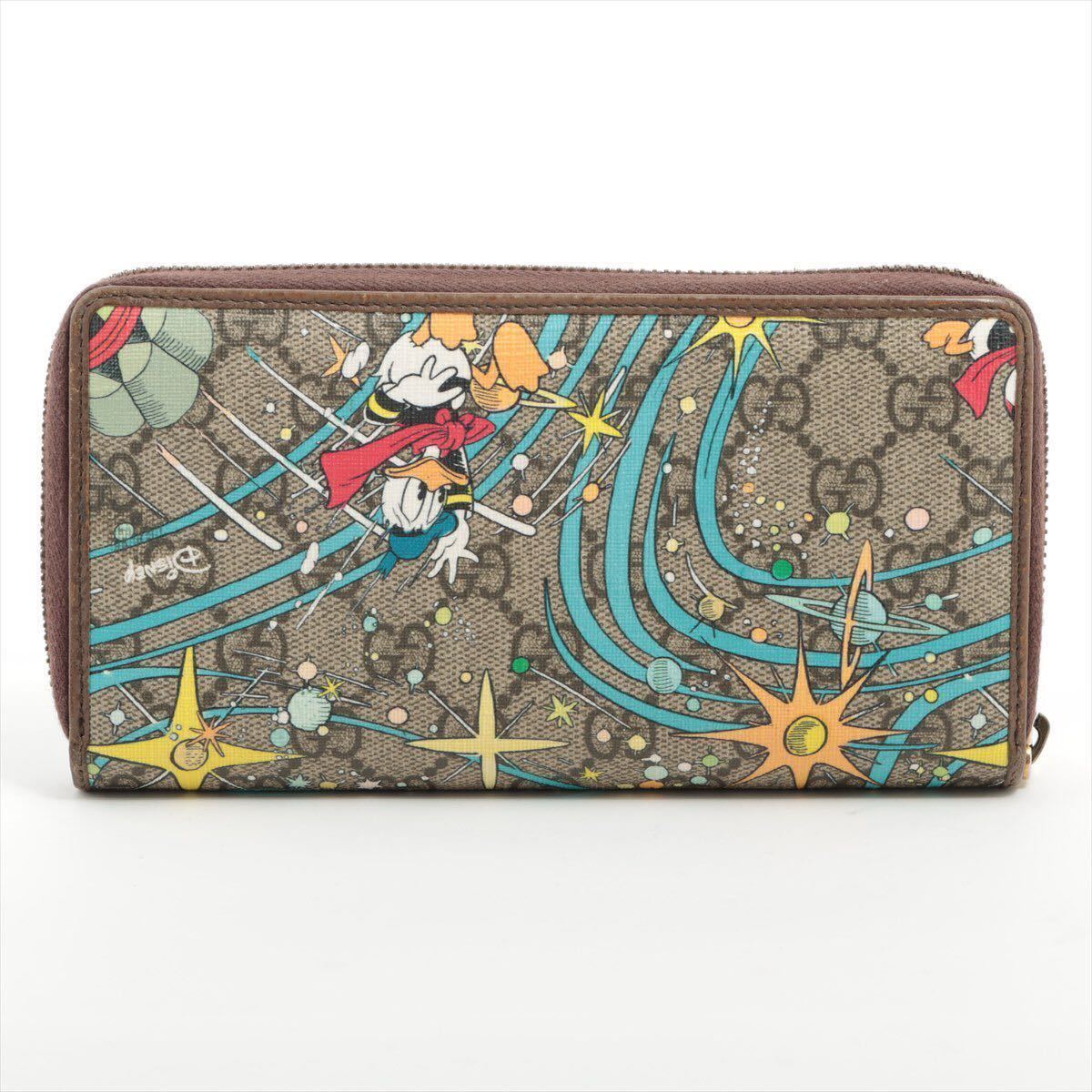 新品未使用☆送料無料☆GUCCI×Disney ドナルド 長財布 647940-