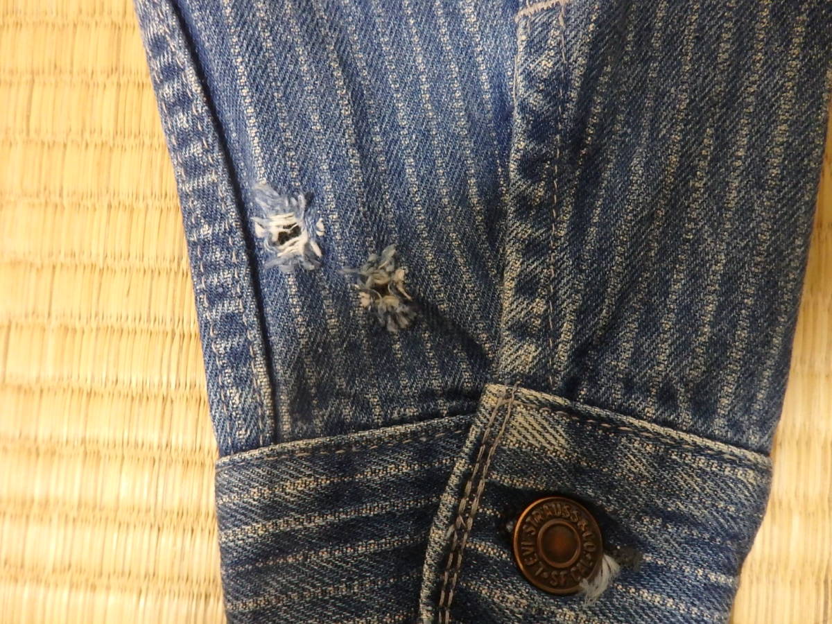 80s Levi's リーバイス 70506 0260 size 36 ストライプ デニム 80s Levi's リーバイス 70506 0260 size 36 ストライプ デニム