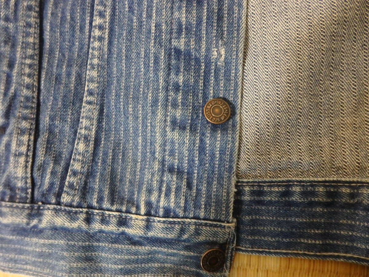 80s Levi's リーバイス 70506 0260 size 36 ストライプ デニム 80s Levi's リーバイス 70506 0260 size 36 ストライプ デニム
