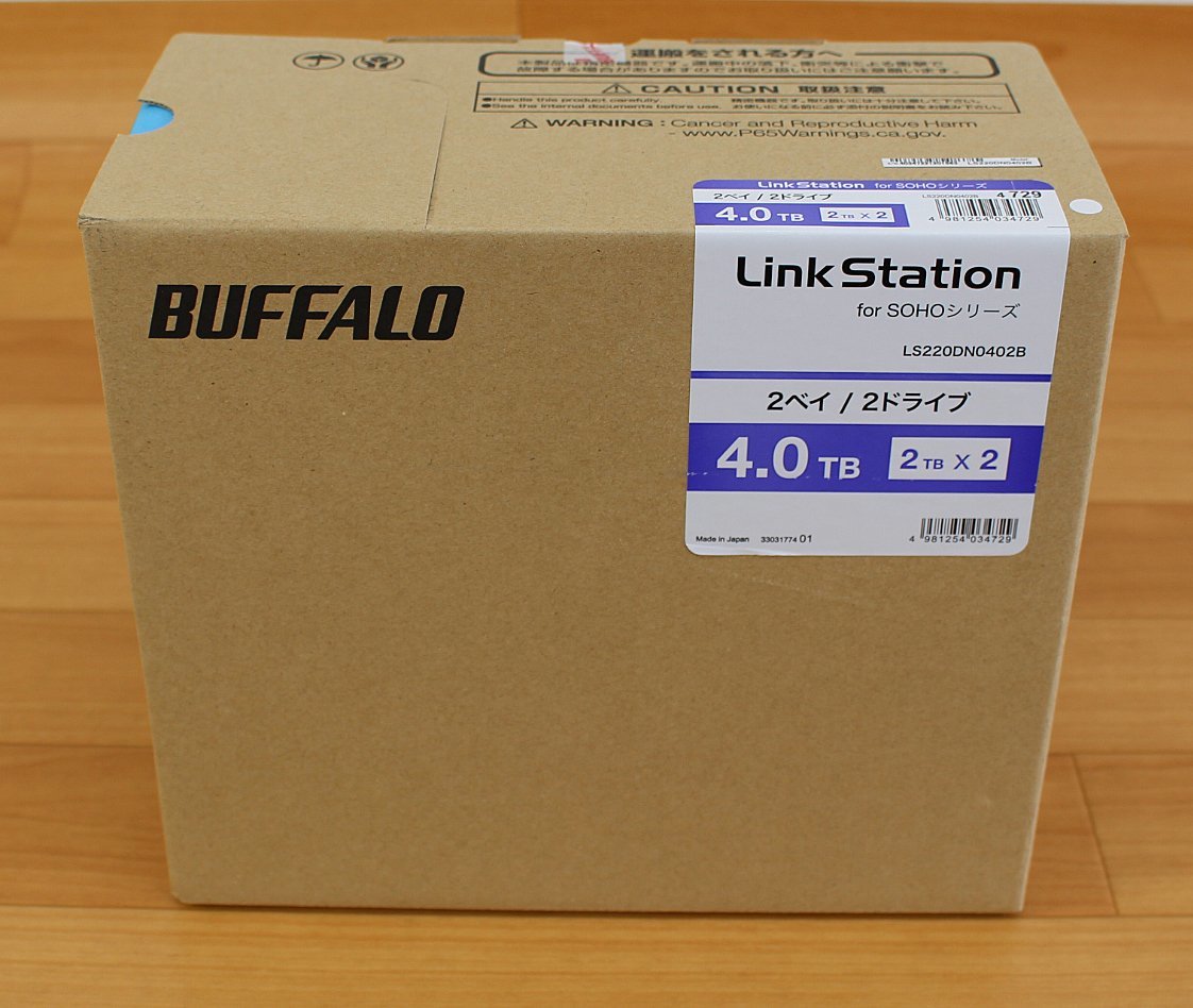 ドレスから ◇未開封品◇ BUFFALO LS220DN0402B Link Station for SOHO