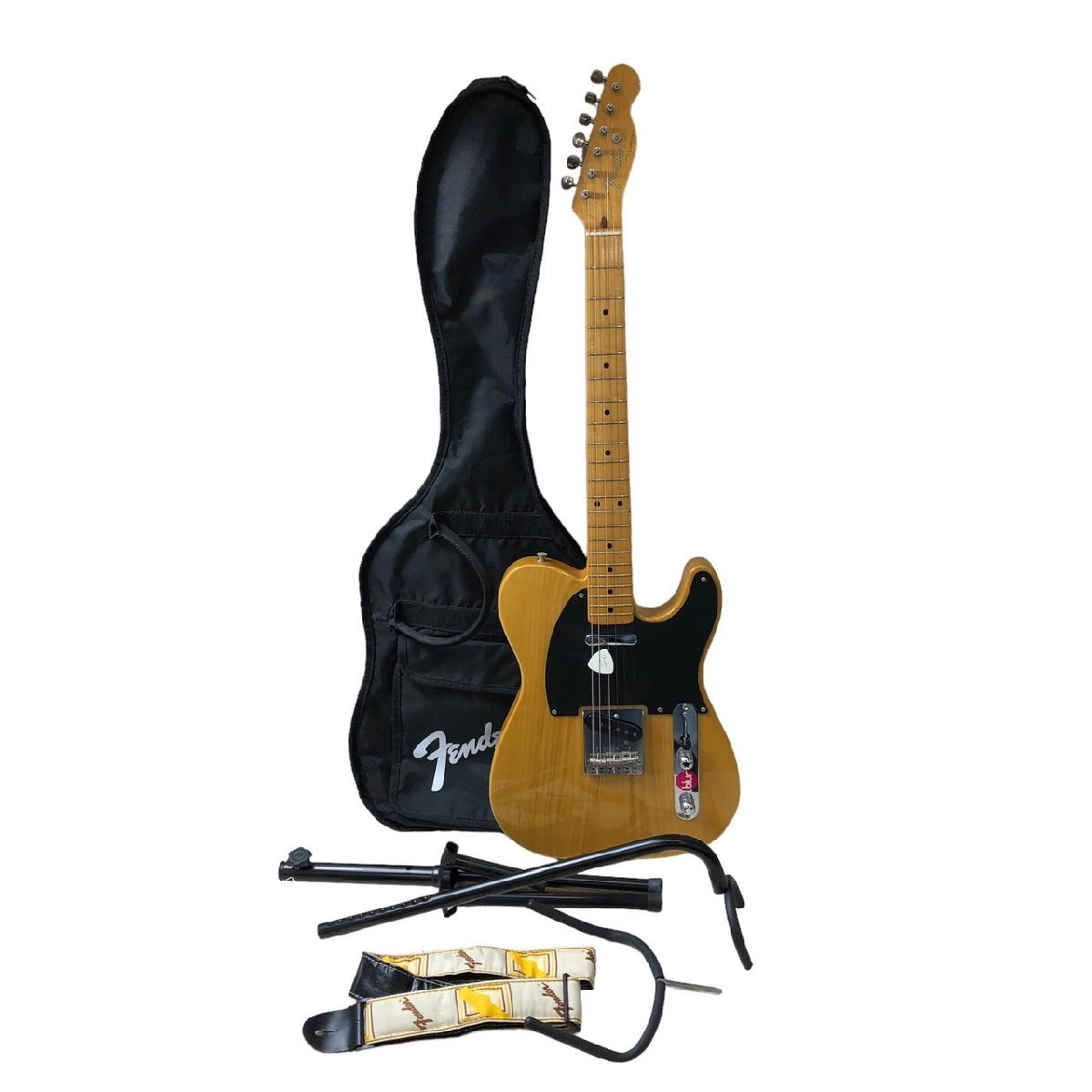 USED Fender フェンダー エレキギター TELECASTER テレキャスター 音出確認済 弦楽器 日本製 1997-2000年製 ギタースタンド付属 演奏