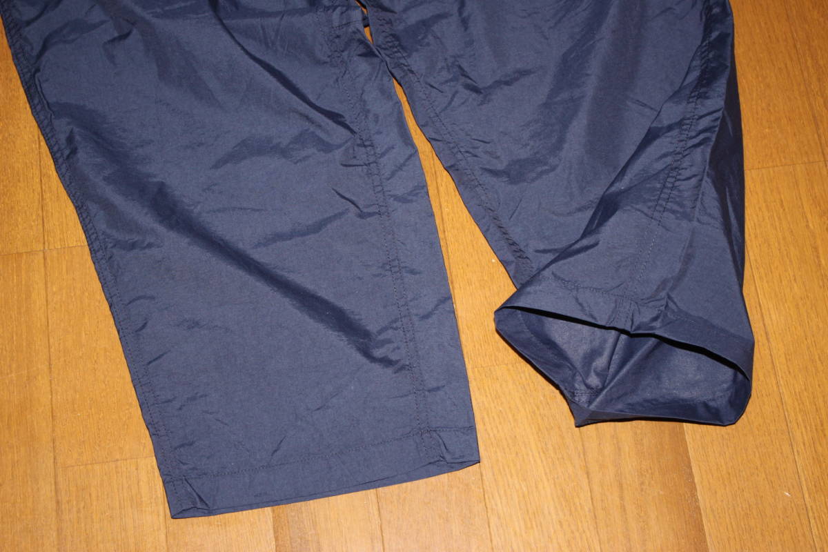  unused North Face lady's L navy blue tuck park wide tei Lee ji- pants wide pants NBW81832