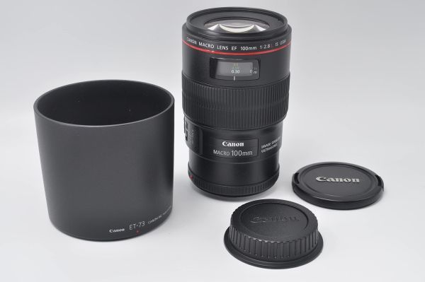 新品級の極上美品/動作◎】Canon 単焦点マクロレンズ EF100mm F2.8L
