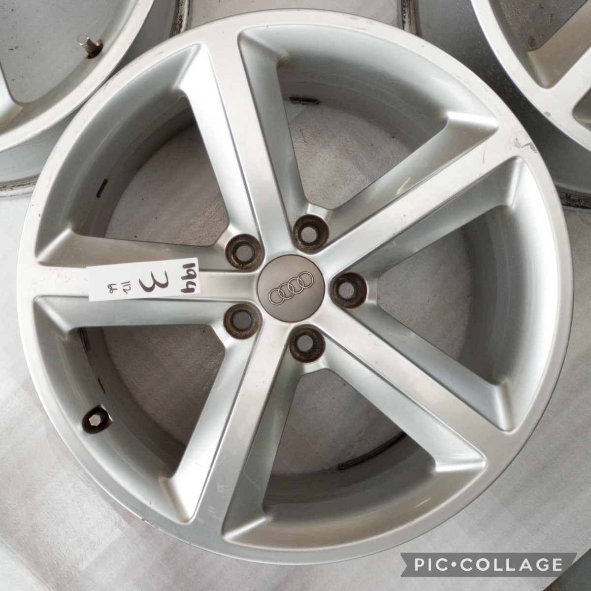 RONAL製。AUDI アウディ A4 純正 18インチ×8.0J+47 112/5穴アルミ