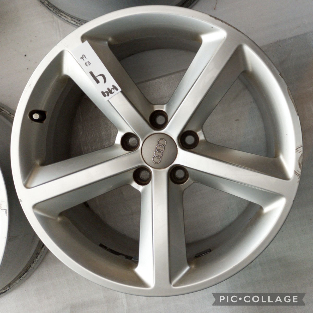 RONAL製。AUDI アウディ A4 純正 18インチ×8.0J+47 112/5穴アルミ