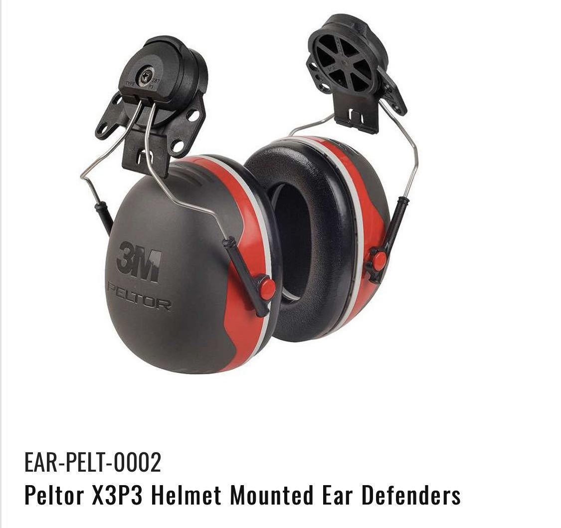 定期入れの Peltor X3P3 ヘルメット　イヤーマフ　アーボリス　ツリークライミング ロッククライミング