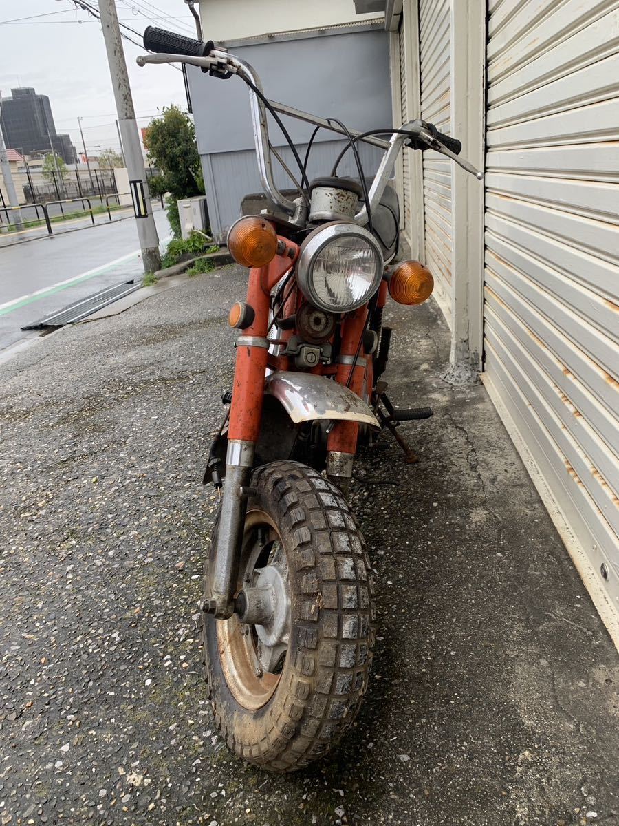 必見!! 当時物!! HONDA ダックス ST70 国内物 レストアベース 初爆確認