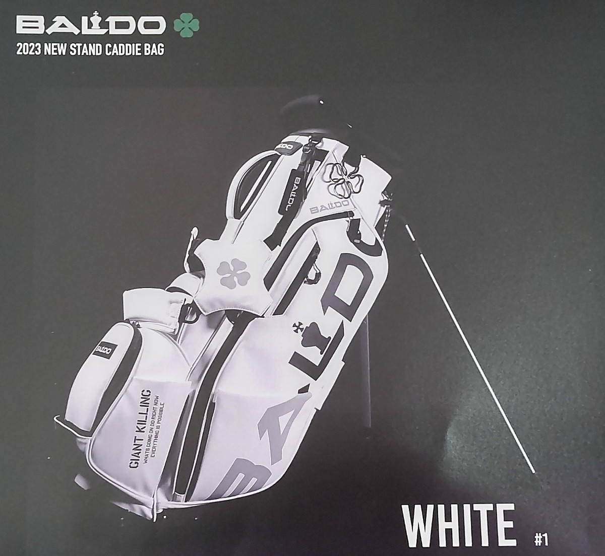 限定希少品☆BALDO2023 NEW STAND CADDIE BAG & HEADCOVER ☆ホワイト