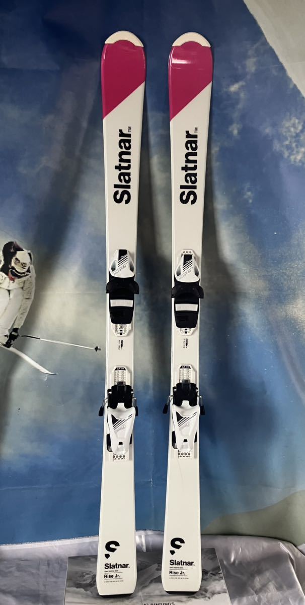 1回使用　スラットナー　子供用スキー板　ピンク　ビンディング　チロリア　130センチ