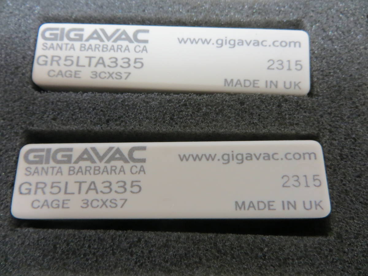 高電圧リレー GIGAVAC GR5LTA335 耐圧10KV 4個 - リレー 高電圧リレー GIGAVAC GR5LTA335 耐圧10KV 4個 - リレー