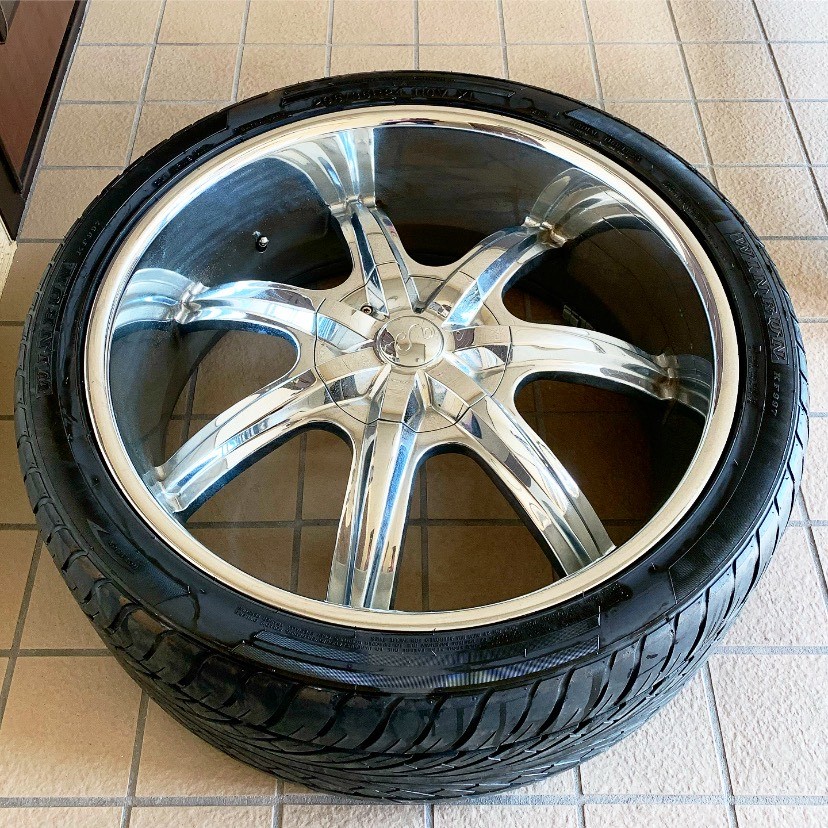ランクル100 OFサイズ! 深リム 24インチホイールセット ランクル200