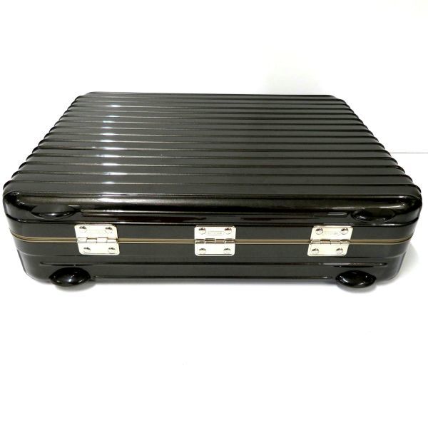 RIMOWA リモワ 835.12 アタッシュケース ブラック 光沢 83512