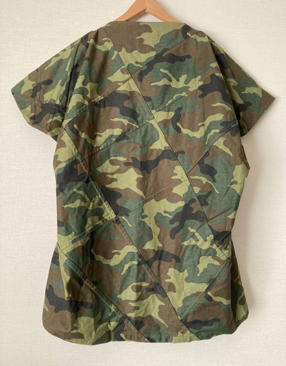 ジュンヤワタナベJUNYA WATANABEビッグシルエット迷彩柄チュニック
