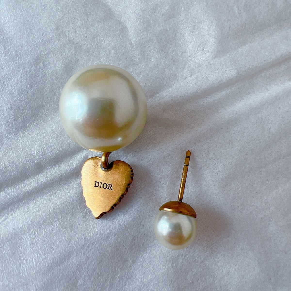 ディオール Dior ハードピアス パール 片耳|PayPayフリマ