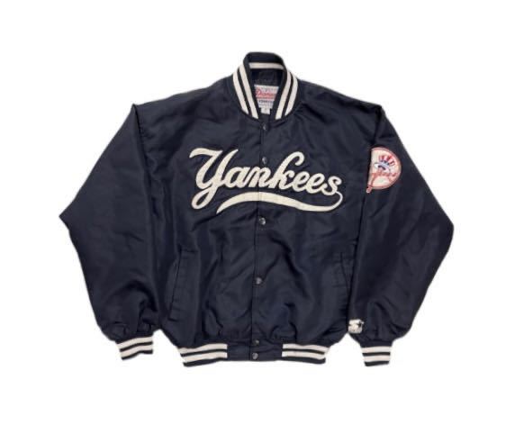 90s ニューヨーク ヤンキース スタジアム ジャンパー スターター ビンテージ スタジャン MLB STARTER NEWYORK YANKEES DIAMOND COLLECTION