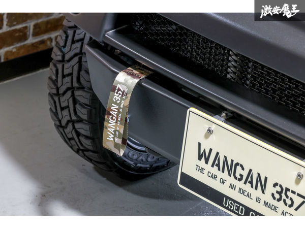 新品 WANGAN357 トーストラップ STRAP 牽引ベルト 牽引フック ゲートストラップ トーイングストラップ 迷彩柄 汎用タイプ エブリー_DA64 装着イメージ画像