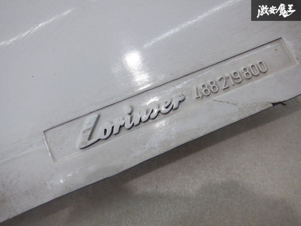 正規品 Lorinser ロリンザー W168 A160 Aクラス サイドステップ サイドスカート 右 左 左右セット ホワイト 488219800 即納 棚2A4の画像8