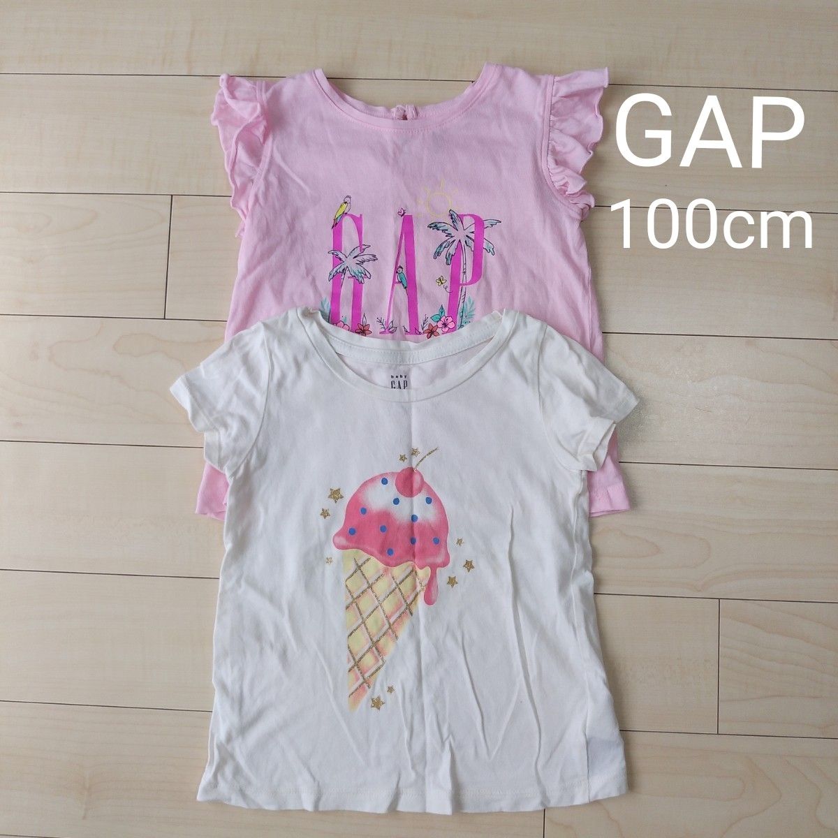 GAP トップス 100cm Tシャツ ２枚セット