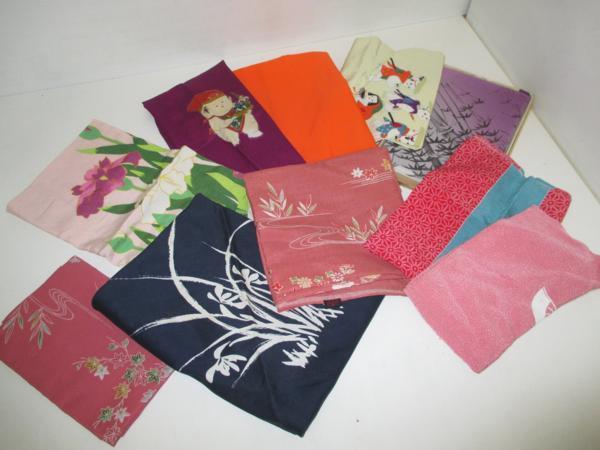  furoshiki together 10 sheets | remake | parcel thing | crepe-de-chine contains *①