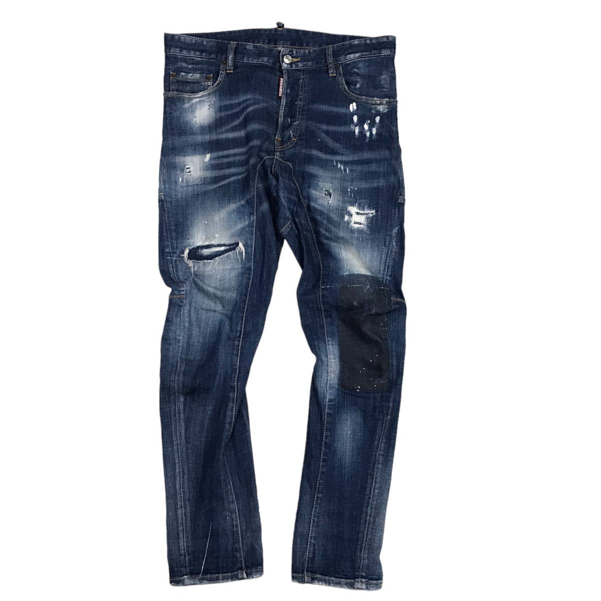 DSQUARED2 ディースクエアード Tidy Biker Jeans ボタンフライ デニム ジーンズ ボトムス 2018 S71LB0493 サイズ48 店舗受取可