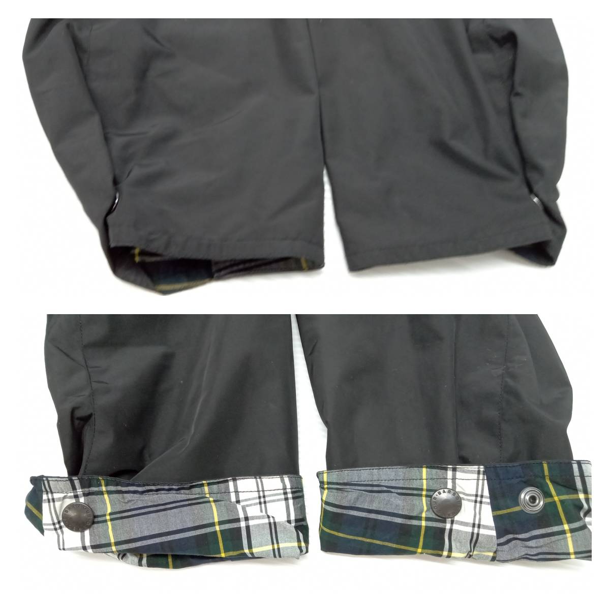 ★ BARBOUR バブアー 2201235 22SS Bshop 別注 ノンオイルジャケット サイズ40 ブラック 通年_画像6