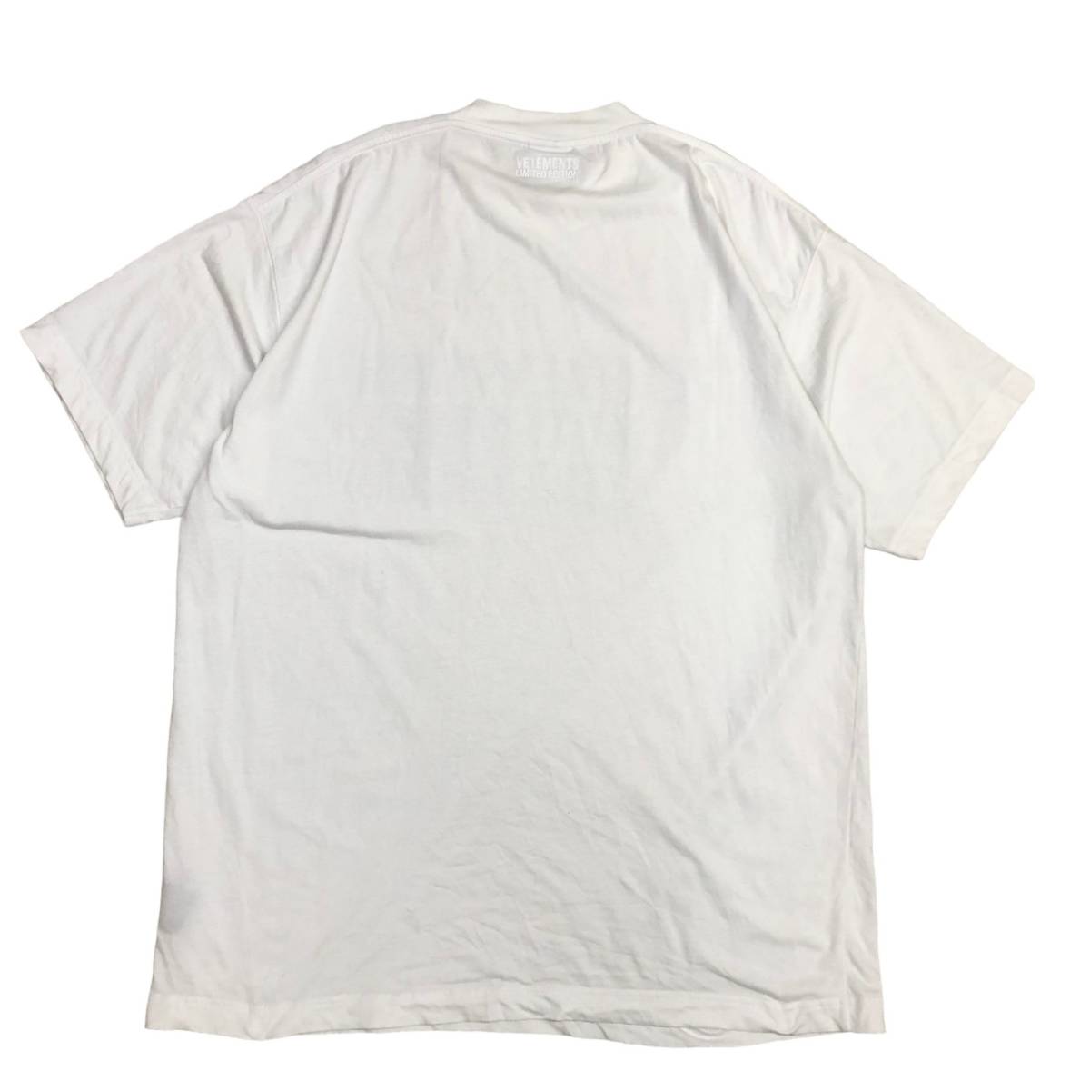 VETEMENTS ヴェトモン BIG LOGO LIMITED EDITION ビッグロゴ 半袖Tシャツ ホワイト UE52TR160W サイズS 店舗受取可_画像2