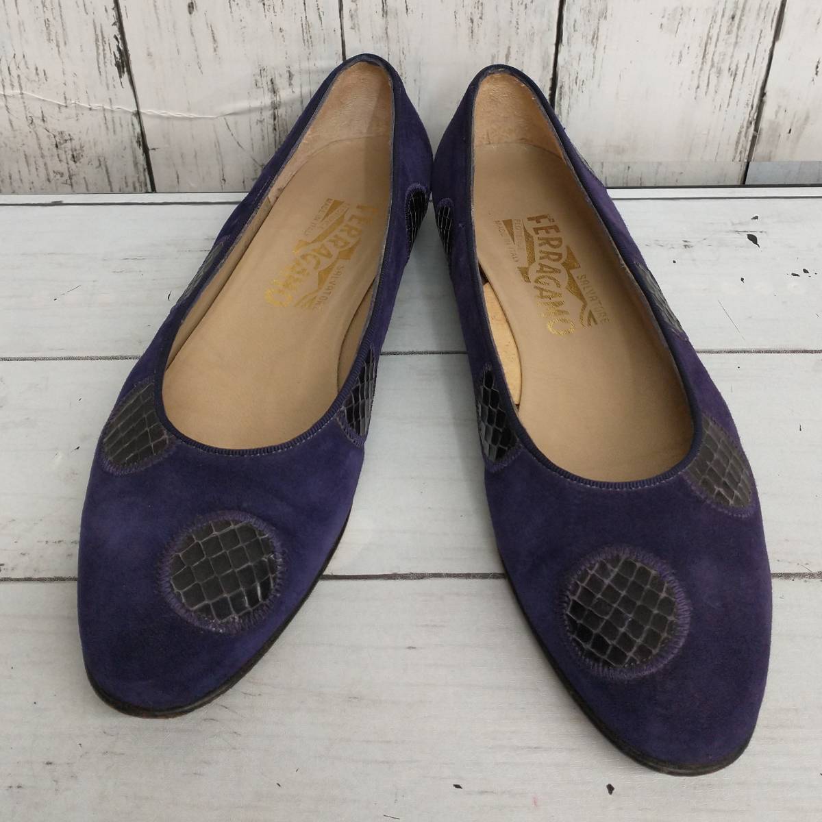 国内外の人気 Salvatore Ferragamo パンプス パープル 45830 その他 国内外の人気 Salvatore Ferragamo パンプス パープル 45830 その他