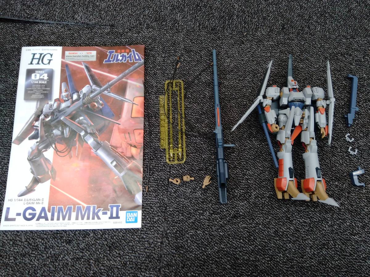 在庫あり 鴨234 組立済 重戦機エルガイム HG 1 144 オージ AUG +