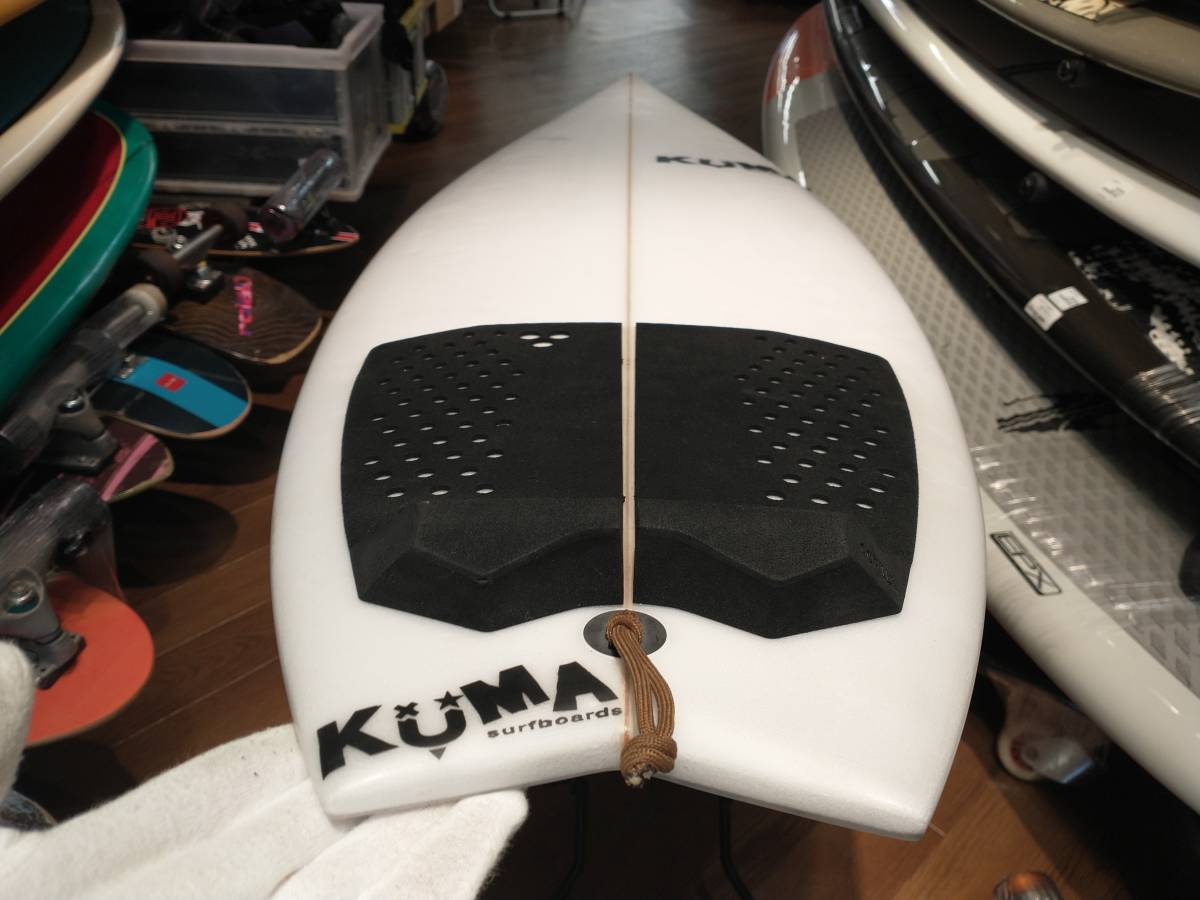 KUMA SURFBOARDS GODZILLA 5'7 1/2' クマサーフボード ゴジラ 5'7 1/2' 25.27L ショートボード サーフボード 茅ヶ崎駅北口店 店舗受取可_画像3