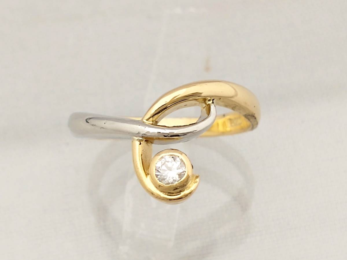 超歓迎新品 ヤフオク! - K18 #13.5 ダイヤモンド 0.50ct 総2.4g