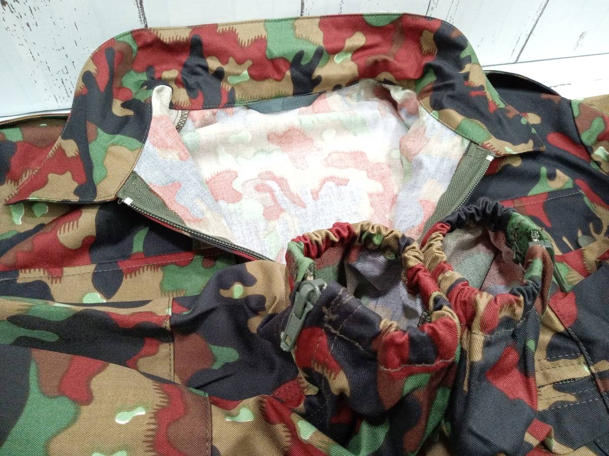 SWISS ARMY スイス軍 フィールドジャケット M83 FIELD JACKET ミリタリージャケット 軍モノ 迷彩 メンズ size 52 アルペンカモ 店舗受取可_画像3