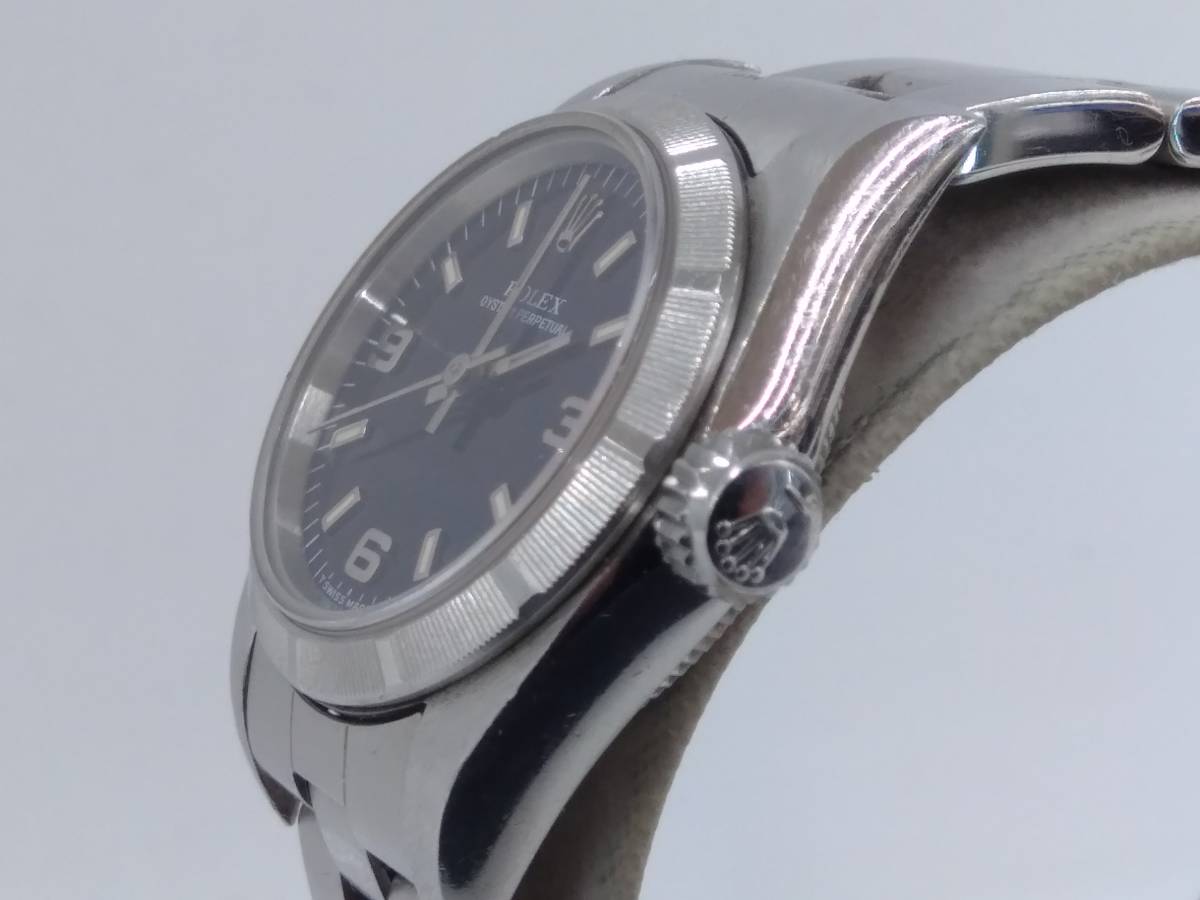 ジャンク 稼働品 ROLEX ロレックス オイスターパーペチュアル 67230 W番 自動巻き 腕時計レディース_画像3