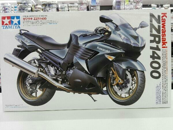 プラモデル タミヤ カワサキ ZZR1400 1/12 オートバイシリーズ_画像1