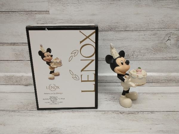 LENOX レノックス 置物 ミッキー Mickey´s Happy Birthday To You