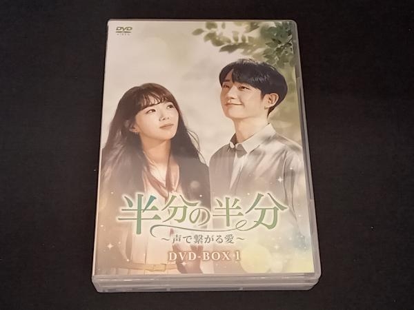 (チョン・ヘイン) DVD 半分の半分 ~声で繋がる愛~ DVD-BOX1_画像1