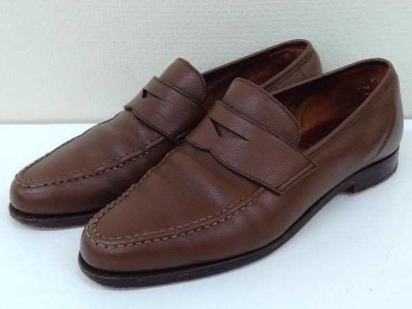 CROCKETT＆JONES/クロケットアンドジョーンズ ×BARNEYS NEWYORK/バーニーズニューヨーク 別注 SELHURST/セルハースト 茶色 ローファー 7E