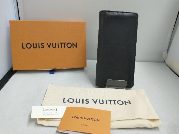 LOUIS VUITTON／ポルトフォイユ・ブラザ RI4196／キュイール・オンブレ 財布_画像1