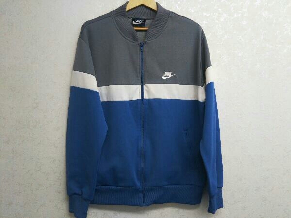 完成品 NIKE ナイキ グレー ブルー 古着 紺タグ 80s ジャージ トラック