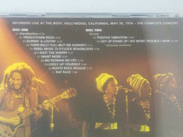 【ケース割れあり】 ボブ・マーリー&ザ・ウェイラーズ CD ライヴ・アット・ザ・ロキシー1976＜完全版＞の画像3