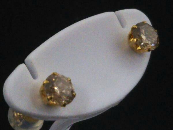 K18/天然ダイヤモンド/ダイヤ0.40ct×2/0.6g/ピアス | carlacanto.com